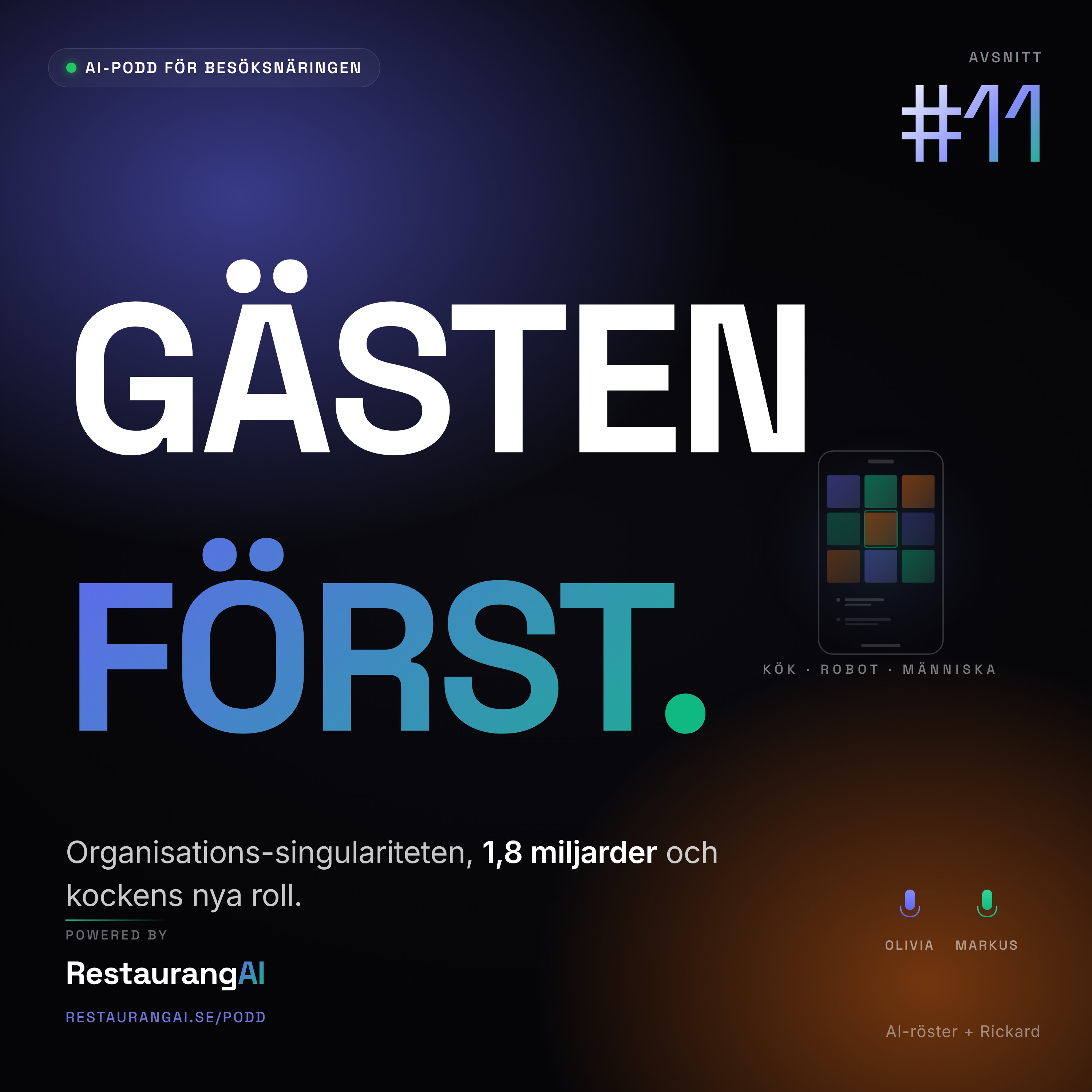 Avsnitt 11: Organisationssingulariteten kommer till köket episode artwork