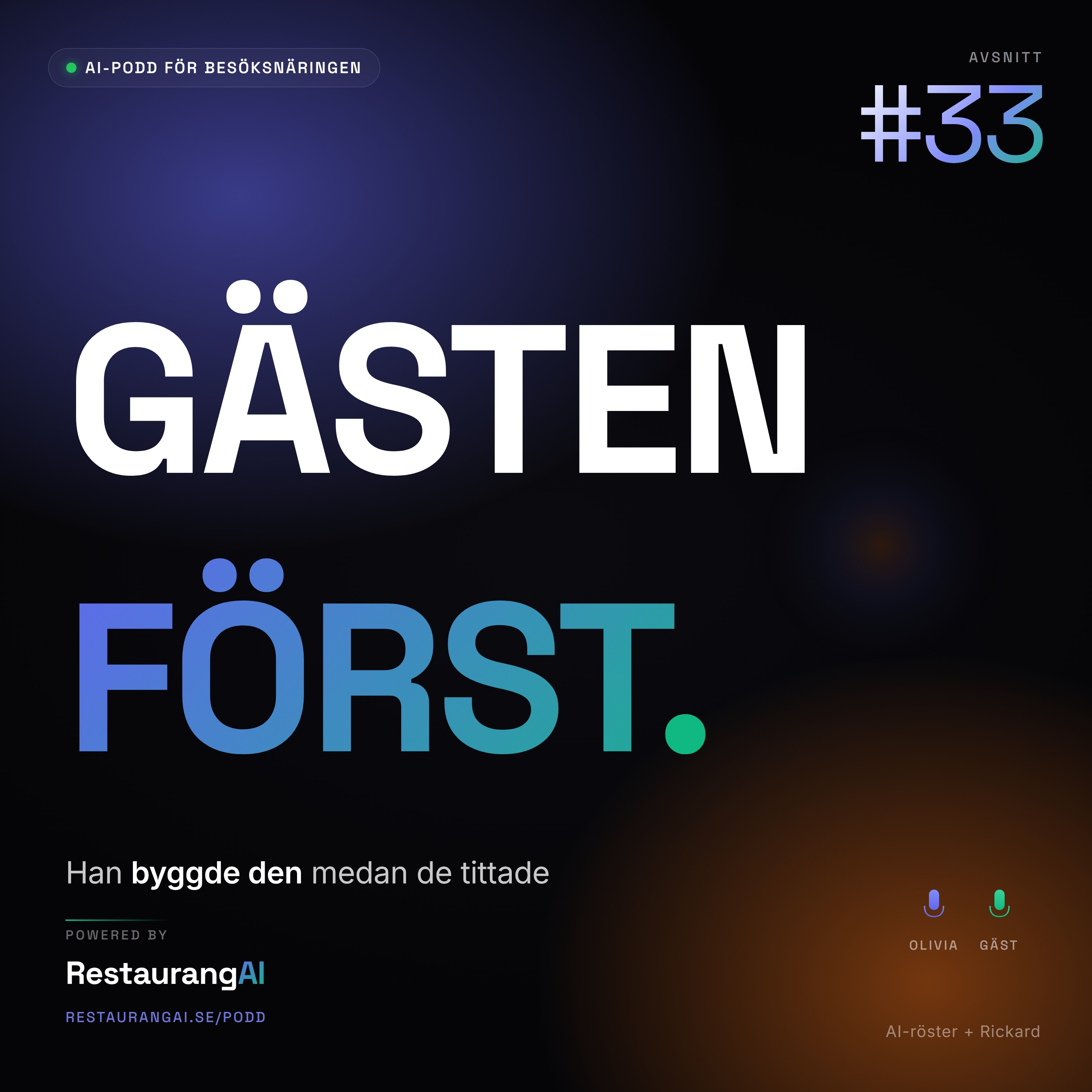 Han byggde den medan de tittade episode artwork