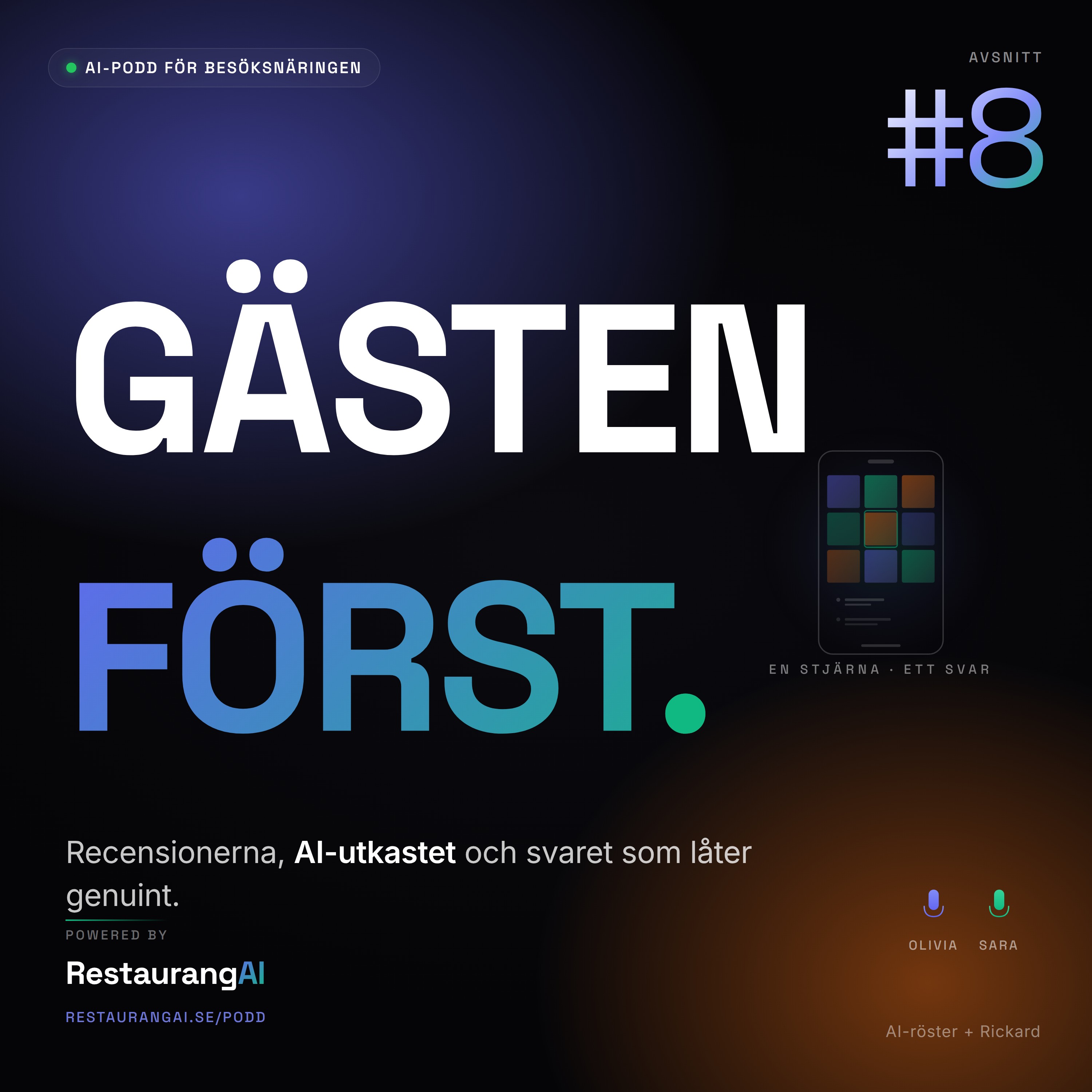 Avsnitt 8: Recensions-svar pa 90 sekunder, sa later du genuin episode artwork